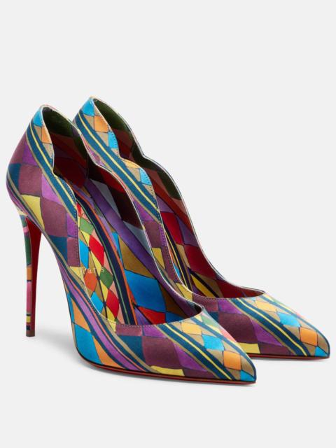 Hot Chick satin pumps