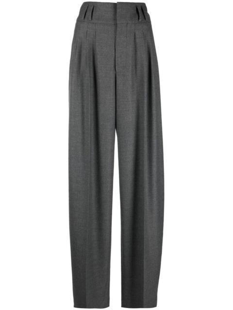 tailored wide-leg trousers