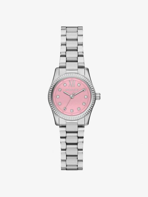 Petite Lexington Pavé Silver-Tone Watch