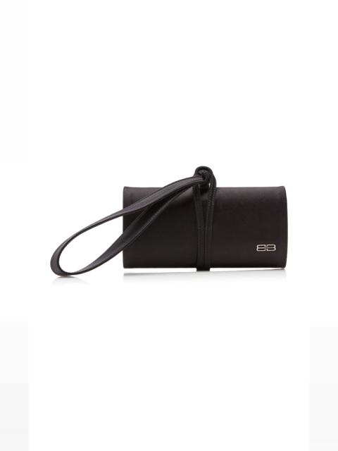 BB Satin Clutch black