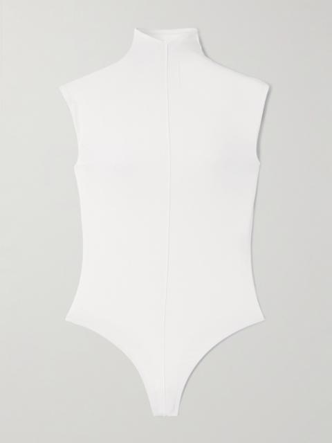 + Rhw Stretch-jersey Turtleneck Bodysuit