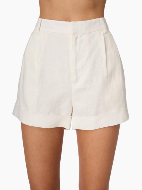 RAVI LINEN SHORT MACADAMIA