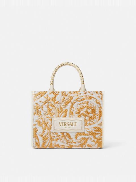Barocco Athena Raffia Small Tote Bag