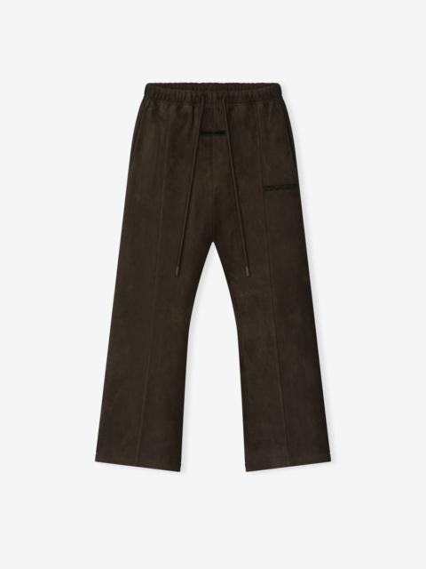 Suede Fleece Flare Pant
