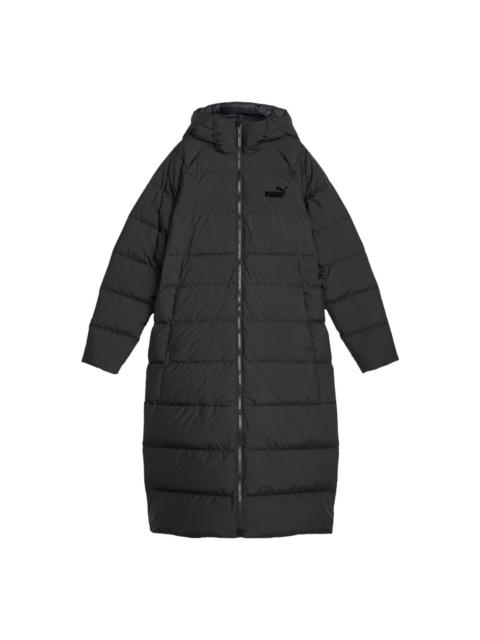 (WMNS) PUMA Long Hooded Down Coat 'Black' 678331-01