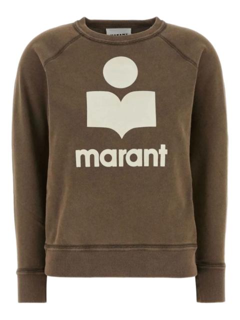 embroidered-logo cotton sweatshirt