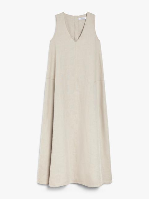 SIMEONE Flared linen dress