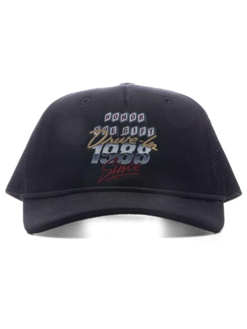 DRIVE IN TRUCKER CAP - BLACK