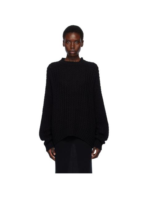 Black Rack Crewneck Sweater