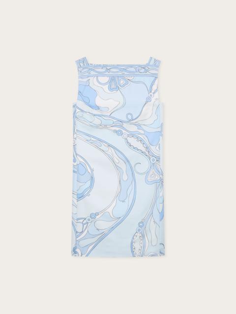 ORCHIDEE PRINT SILK DRESS