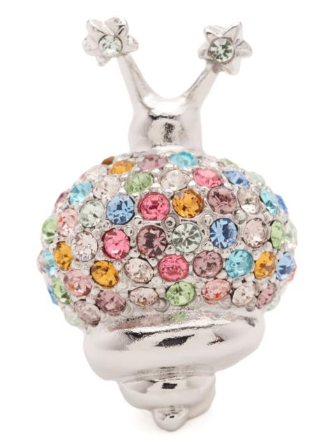 SILVER PASTEL SNAIL RING