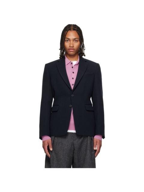 Navy Wool Blazer