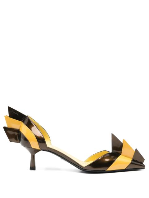 Prada 55mm Leather Pumps