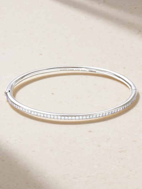 Db Classic 18-karat White Gold Diamond Bangle