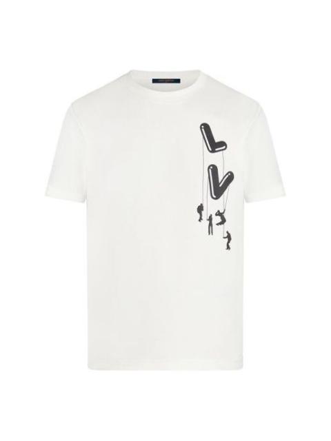 LOUIS VUITTON LV SS21 Paratrooper Print Pullover For Men White 1A8P8U