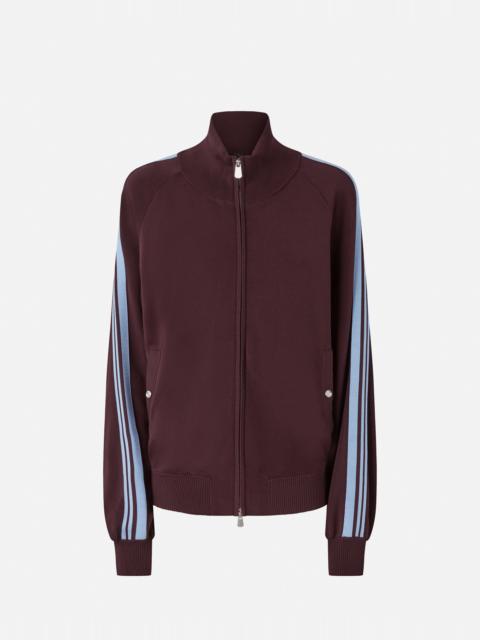 ZIPPED SWEATSHIRT WITH LOVE BIRDS LOGO