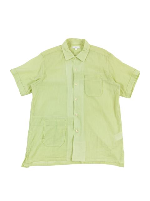 Camp Shirt Lime Cotton Crepe