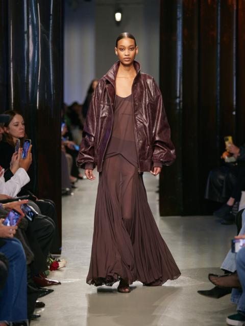 Devon Leather Bomber Jacket