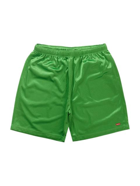 Supreme Small Box Baggy Mesh Short Green