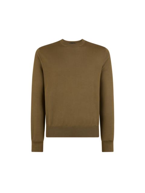 FLUID SILK CREW NECK