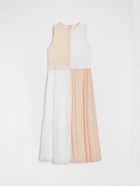 Cotton Muslin Pleated Dress