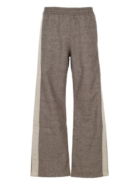 side-stripe trousers