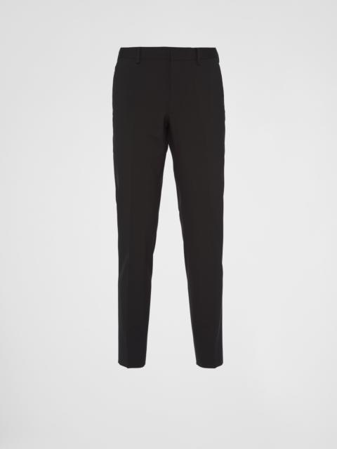 Light stretch wool pants