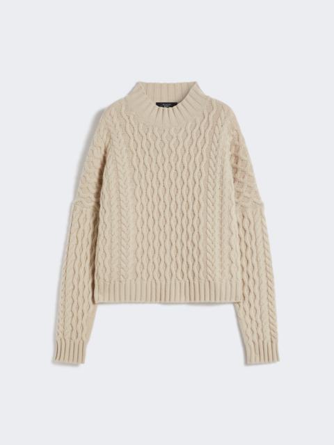 YARD Boxy-fit wool knit jumper