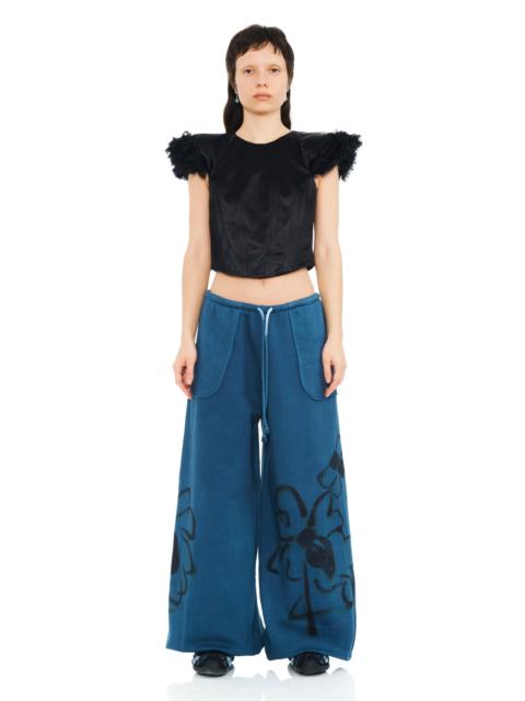 NAVY BUG BALLOON SWEATPANT