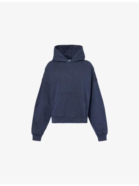 Benton Logo-Embroidered Cotton Hoody