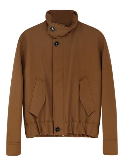 flap-pocket bomber jacket