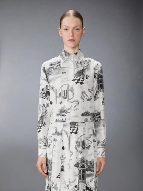 SILK TWILL HECTOR TOILE SHIRT