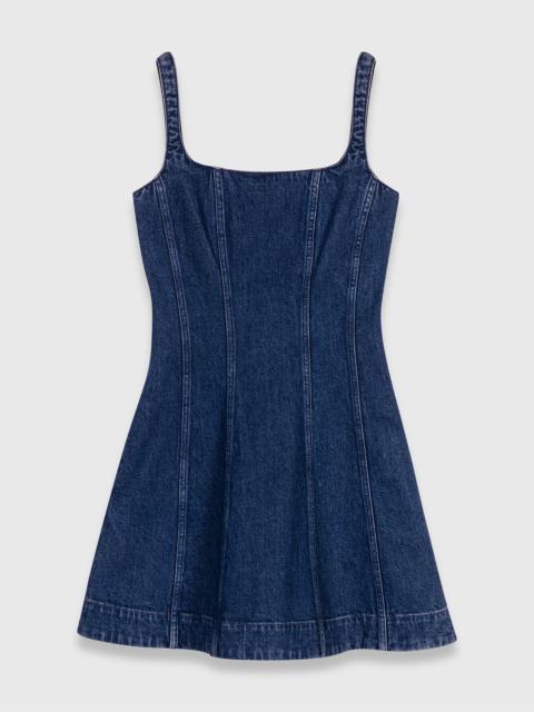 Mini denim dress