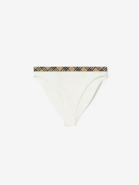 Check Trim Bikini Briefs