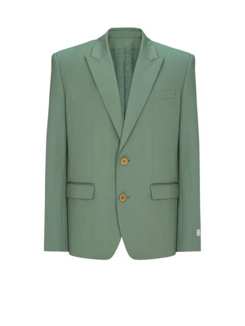 Cotton twill 2-button jacket