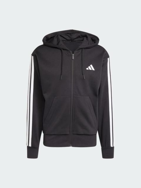 Essentials 3-Stripes Fleece Hoodie