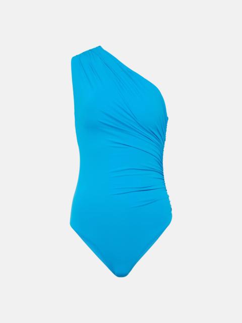 Arizona one-shoulder gathered swimsuit