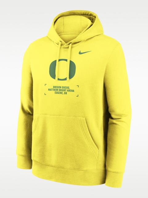 Oregon Club Basketball 2-Hit Men's Nike College Pullover Hoodie