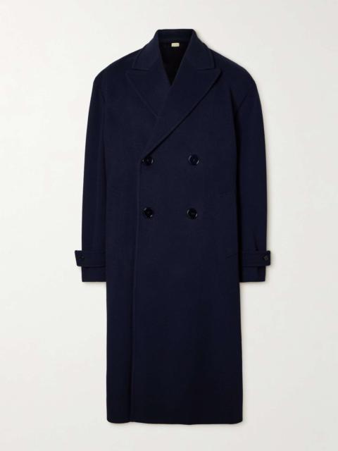 Double-Breasted Wool-Felt Coat