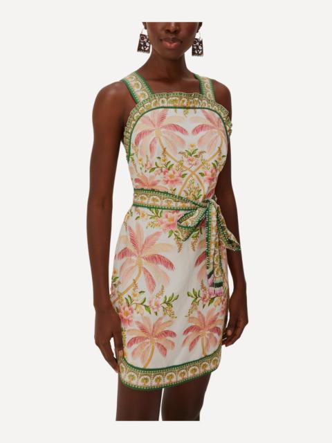 Off-White Palm Dream Angled Mini Dress