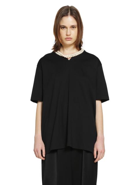 Cotton Jersey T-shirt With Split
