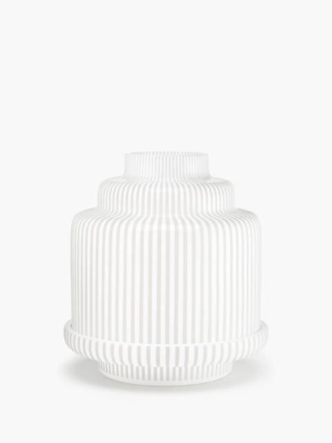 White Pyramid candle holder - For classic candles