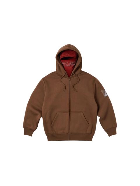 Palace Facemask Shearling Thermal Hood Brown