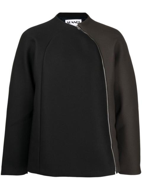 zip-detail sweatshirt