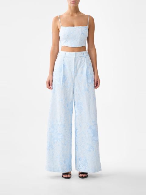 WIDE LEG WAISTED PANT