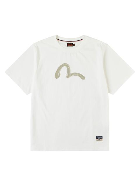 Hand-Brushed Seagull Print T-Shirt