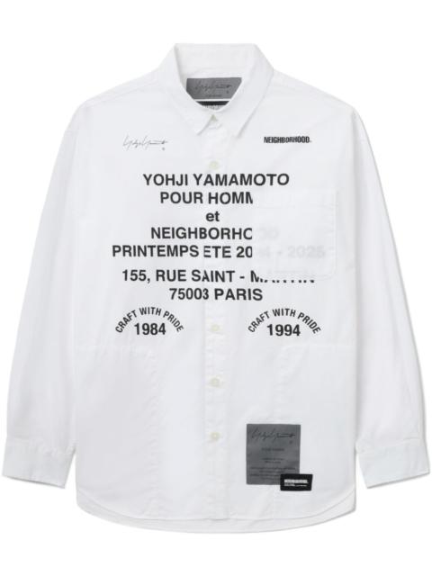 x Neighborhood printed shirt