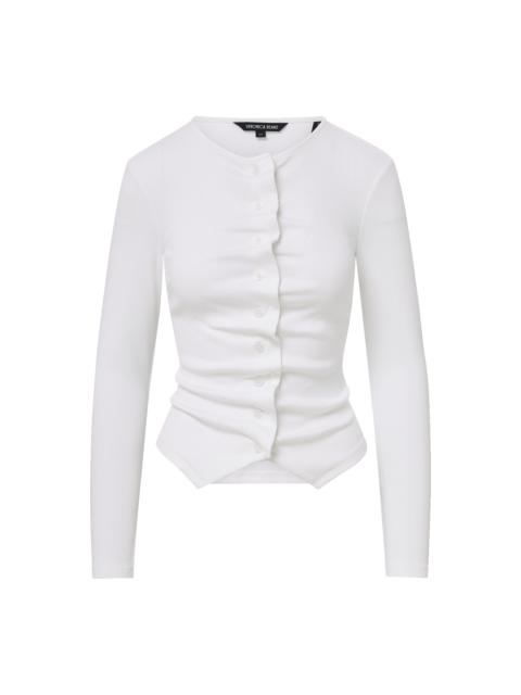 JASMINAH BUTTON-FRONT TOP