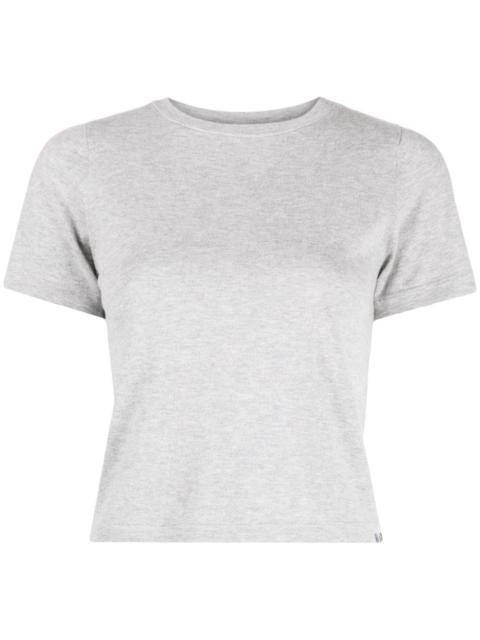 cropped short-sleeve T-shirt