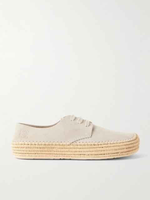 Rio Suede Espadrilles Beige